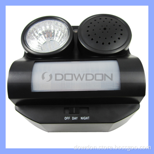 Portable Electronic Bird Repeller Sound Flashling PIR